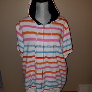 Torrid Striped Hoodie